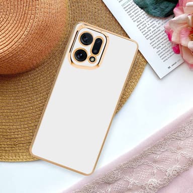 Oppo FIND X5 Cover Etui Case (Hvid)