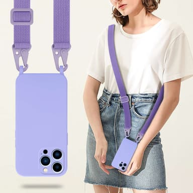 iPhone 13 PRO Etui Cover Kæde (Lilla)