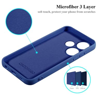 Xiaomi Poco F6 Cover Etui Case (Blå)