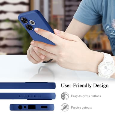 Xiaomi Poco F6 Cover Etui Case (Blå)