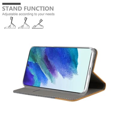 Samsung Galaxy S22 PLUS Pungetui Cover Case (Grå)
