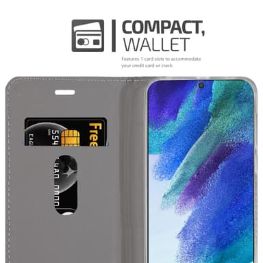 Samsung Galaxy S22 PLUS Pungetui Cover Case (Grå)