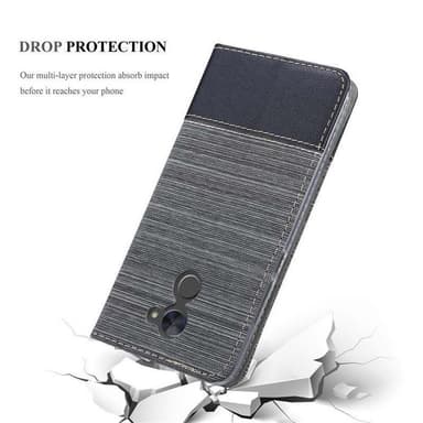 Huawei Enjoy 7 PLUS Pungetui Cover Case (Grå)
