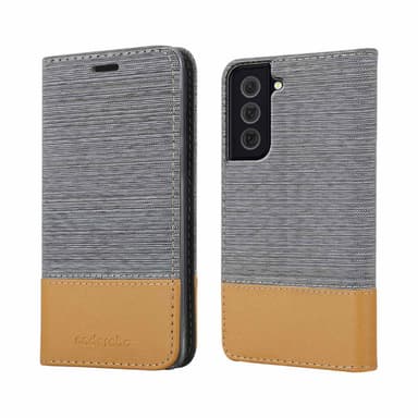 Samsung Galaxy S22 PLUS Pungetui Cover Case (Grå)