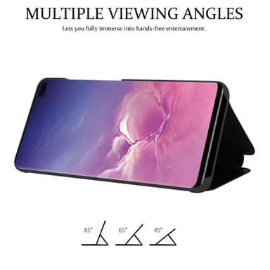 Samsung Galaxy S10 PLUS Pungetui Cover Case (Sort)