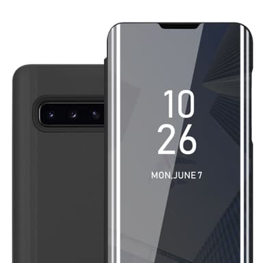 Samsung Galaxy S10 PLUS Pungetui Cover Case (Sort)