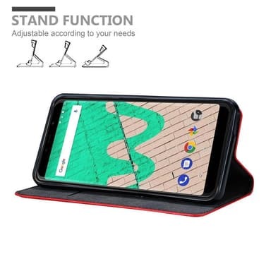 WIKO VIEW MAX Cover Etui Case (Rød)