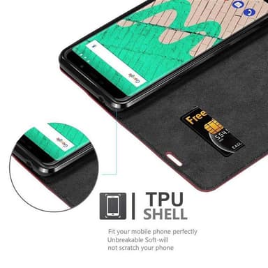WIKO VIEW MAX Cover Etui Case (Rød)