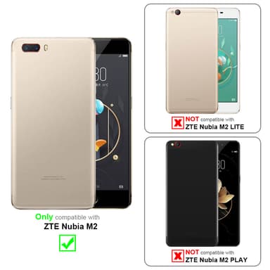 ZTE Nubia M2 Cover Etui Case (Rød)