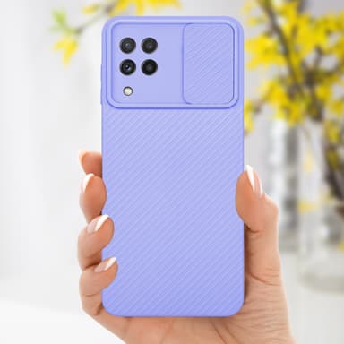 Samsung Galaxy A22 4G Cover Etui Case (Lilla)