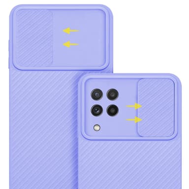 Samsung Galaxy A22 4G Cover Etui Case (Lilla)