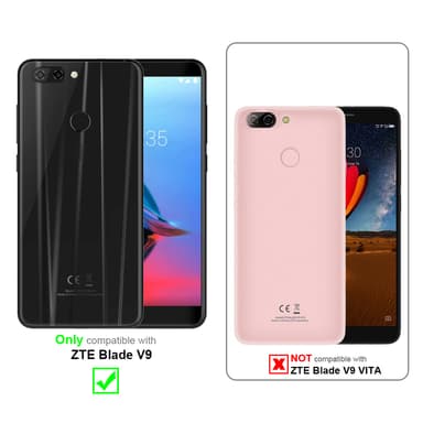 ZTE Blade V9 Cover Etui Case (Rød)