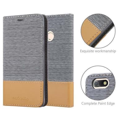 Huawei Enjoy 7 Pungetui Cover Case (Grå)