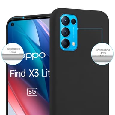 Cover Oppo FIND X3 LITE Etui Case (Sort)