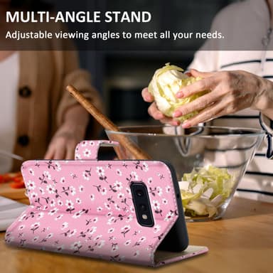 Samsung Galaxy S10e Pungetui Cover Case (Lyserød)