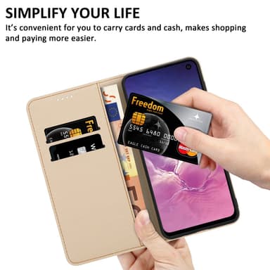 Samsung Galaxy S10e Pungetui Cover Case (Lyserød)