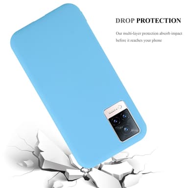 Cover Vivo V21 4G / 5G Etui Case (Blå)