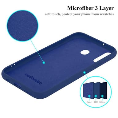 Samsung Galaxy M30 / A40s Cover Etui Case (Blå)