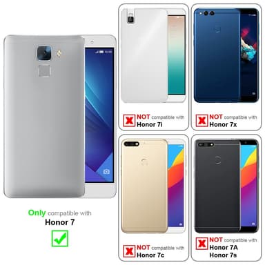 Honor 7 Cover Etui Case (Brun)