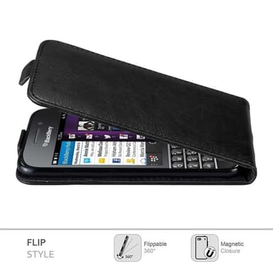 Blackberry Q10 Pungetui Flip Cover (Sort)