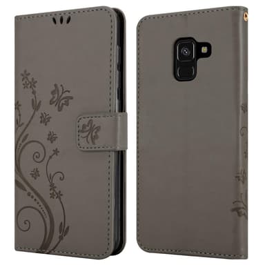 Samsung Galaxy A8 2018 Pungetui Cover Case (Grå)