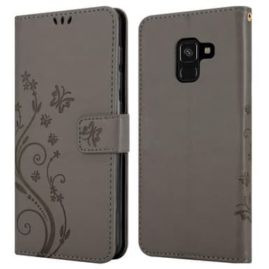 Samsung Galaxy A8 2018 Pungetui Cover Case (Grå)
