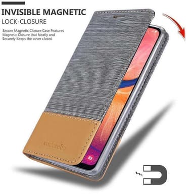 Samsung Galaxy A10e / A20e Pungetui Cover Case (Grå)