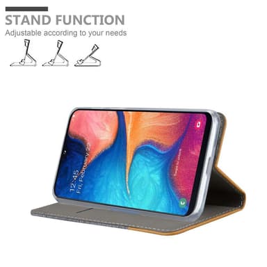 Samsung Galaxy A10e / A20e Pungetui Cover Case (Grå)