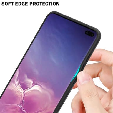 Cover Samsung Galaxy S10 PLUS Etui Case (Sort)