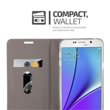 Samsung Galaxy NOTE 5 Pungetui Cover Case (Blå)