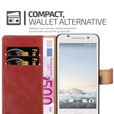 Cover HTC ONE A9 Etui Case (Rød)
