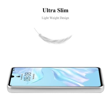 Huawei P30 Cover Etui Case (Sølv)