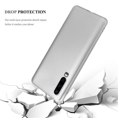 Huawei P30 Cover Etui Case (Sølv)