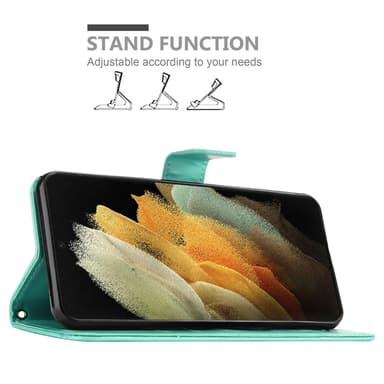 Samsung Galaxy S21 ULTRA Pungetui Cover Case (Turkis)