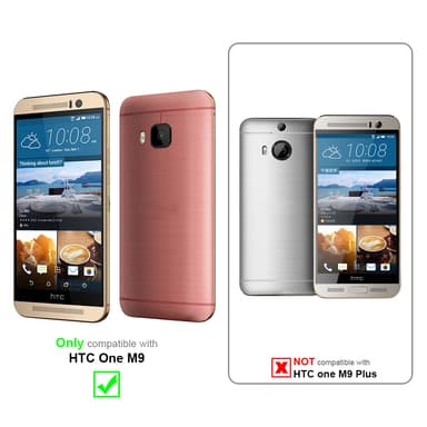 Pungetui HTC ONE M9 Cover Case (Rød)