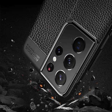 Samsung Galaxy S21 ULTRA Etui Case Cover (Sort)
