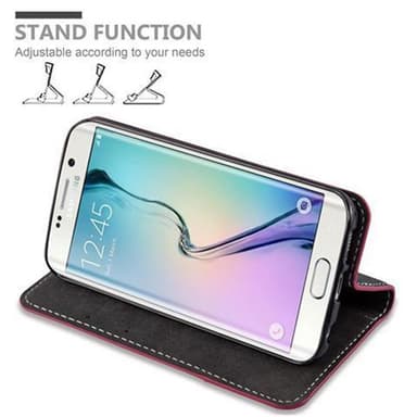 Samsung Galaxy S6 EDGE Etui Case Cover (Rød)