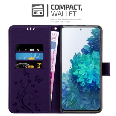 Samsung Galaxy S20 FE Pungetui Cover Case (Lilla)