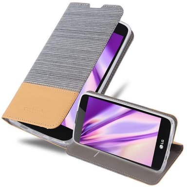 LG K8 2016 Pungetui Cover Case (Grå)