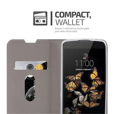 LG K8 2016 Pungetui Cover Case (Grå)