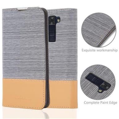 LG K8 2016 Pungetui Cover Case (Grå)