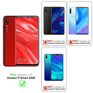 Huawei P SMART 2020 Pungetui Cover Case (Blå)