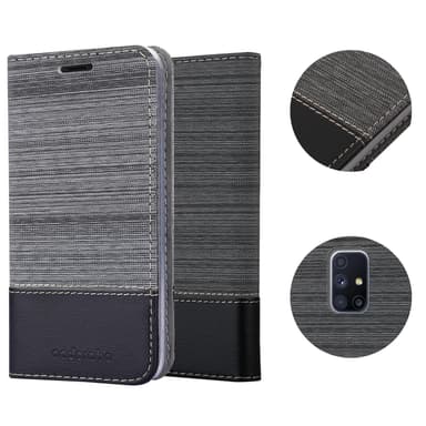 Samsung Galaxy M51 Pungetui Cover Case (Grå)