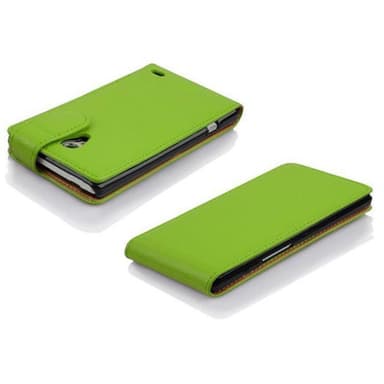 LG L70 (1. SIM) Pungetui Flip Cover (Grøn)