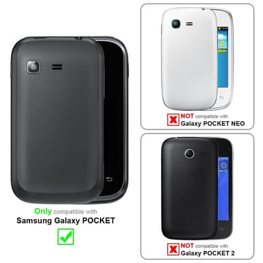 Samsung Galaxy POCKET Etui Case Cover (Lilla)
