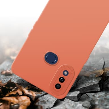 Samsung Galaxy A10s / M01s Cover Etui Case (Orange)