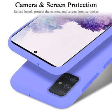Samsung Galaxy A51 5G Cover Etui Case (Lilla)