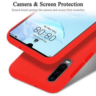 Huawei P30 Cover Etui Case (Rød)