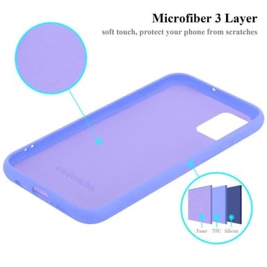 Samsung Galaxy A51 5G Cover Etui Case (Lilla)