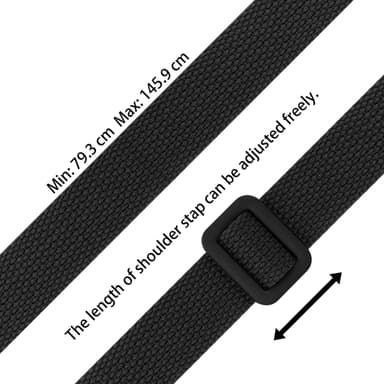 Samsung Galaxy S20 Etui Cover Kæde (Sort)